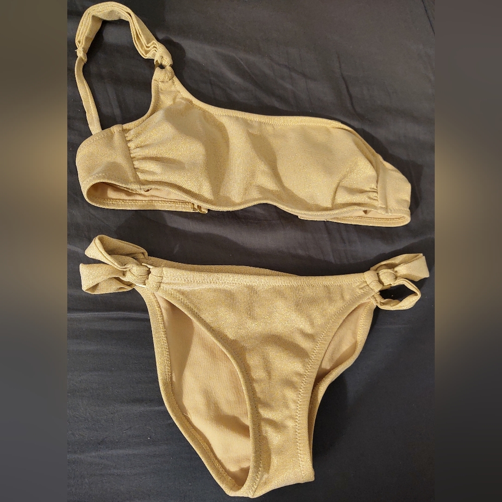 Gold Xhilaration Bikini Set